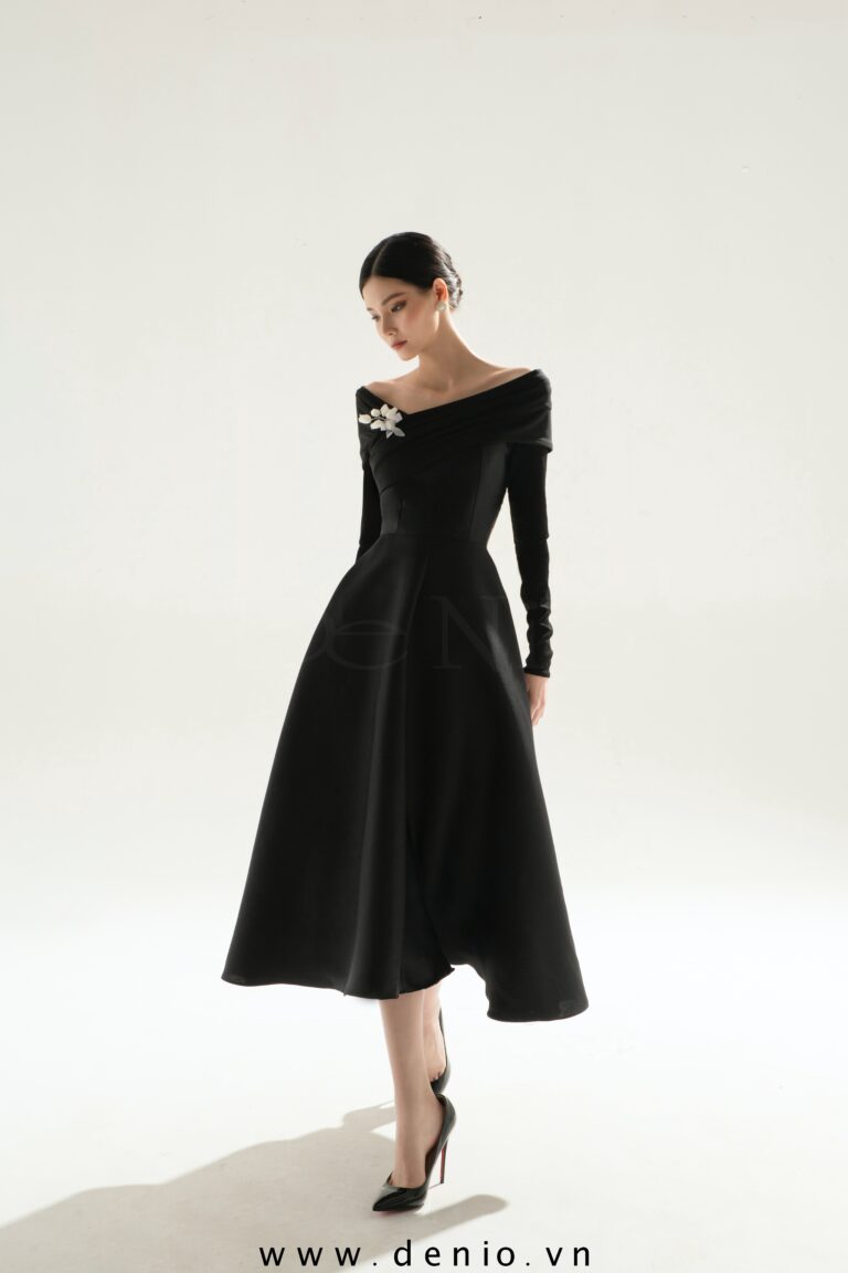 Aldona Taffeta Dress