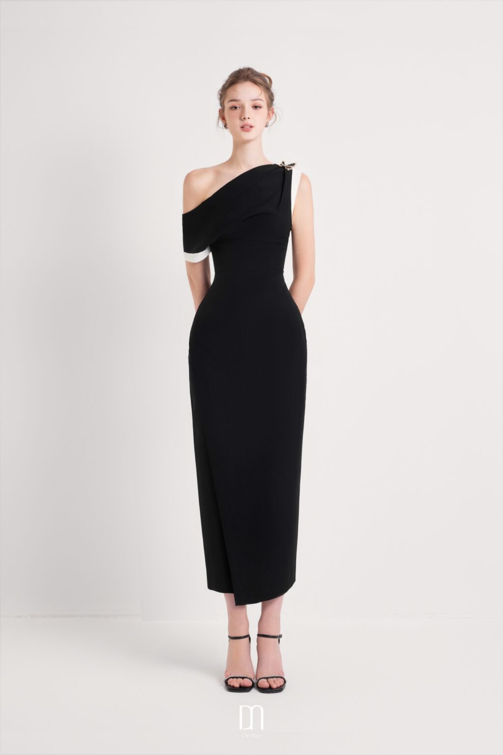 Otis Pencil Midi Deconstruction Dress DeNio Official Site