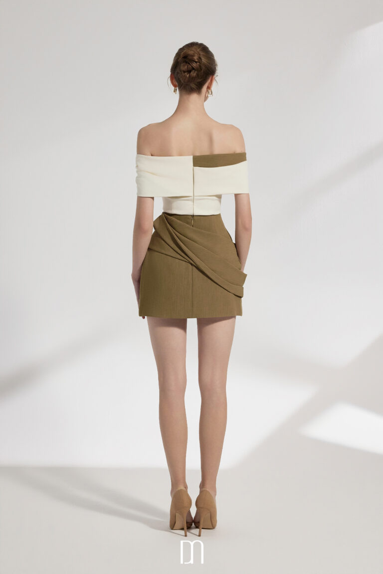 Naya Draping A-line Mini Skirt