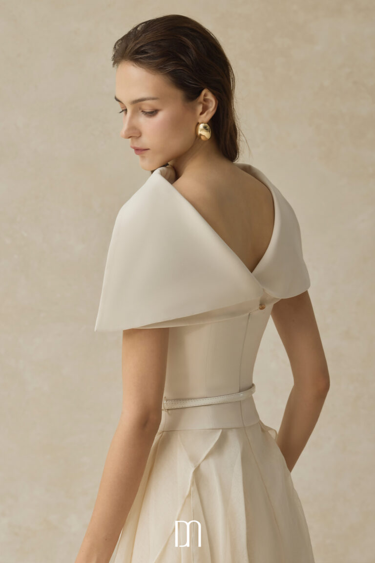 Seraphelle layered A-line midi dress - Image 4
