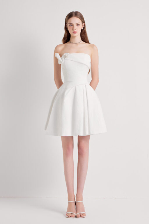 Wings 3D Drapping Mini Dress