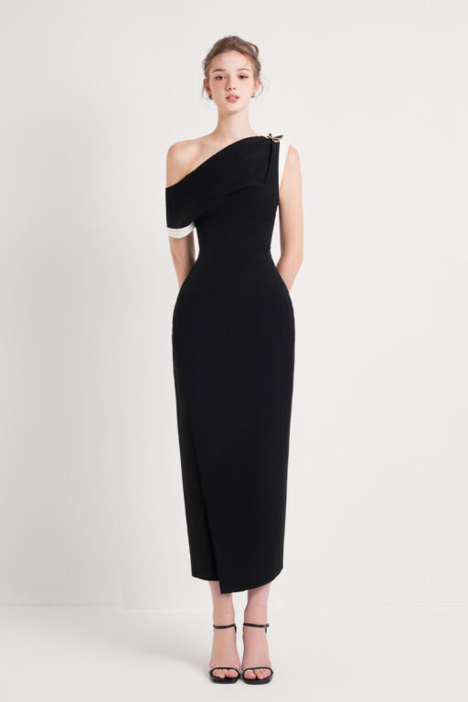 Otis Pencil Midi Deconstruction Dress