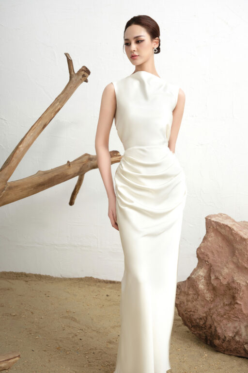 Nara Bia-cut Mermaid Silk Dress