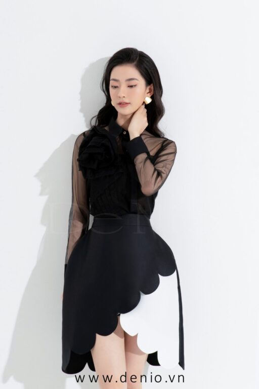 Emilianne Taffeta Skirt