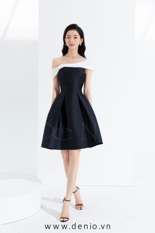 Suyai Taffeta Off Shoulder Dress