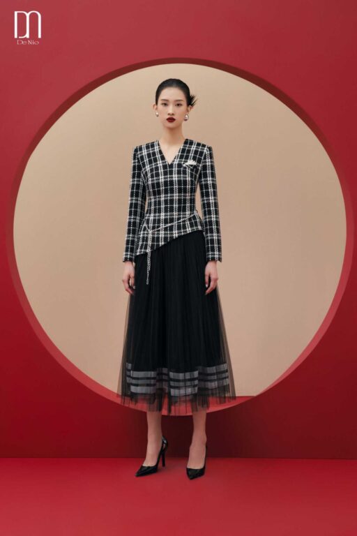 Layla Tulle Pleated Skirt