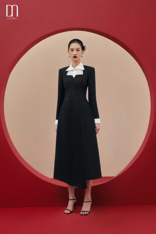 Minnie Tweed Vest Dress