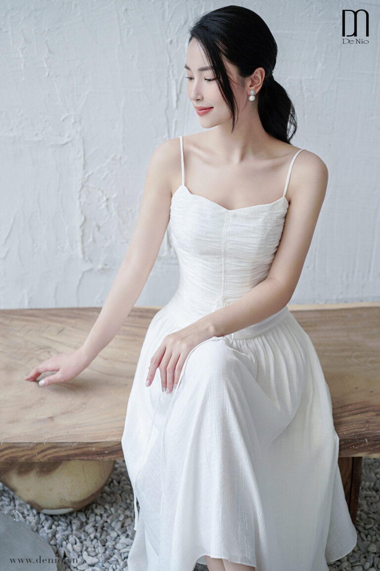 Acacia Sundress With Handicraft Shrink