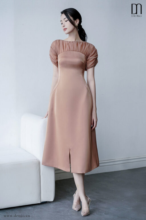 Cedar Puff Sleeve Dress