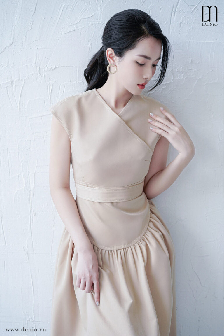 Sahara Drop Waist Dress With Belt