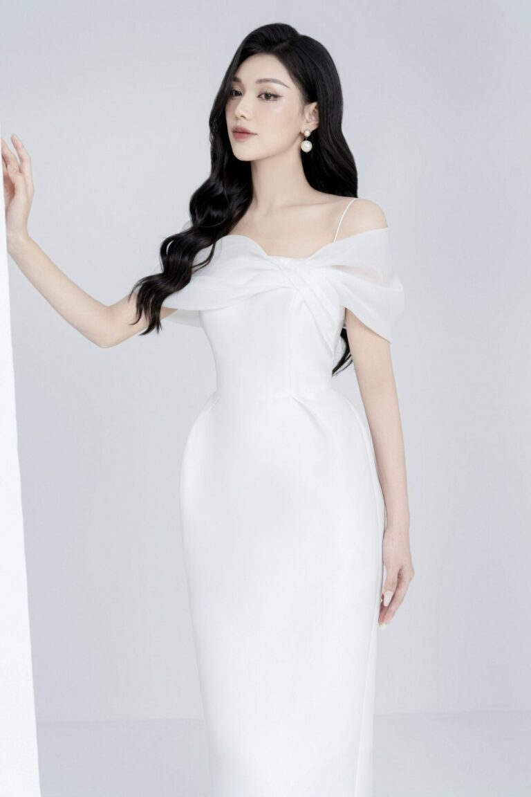 Roselily Off-Shoulder Pencil Dress