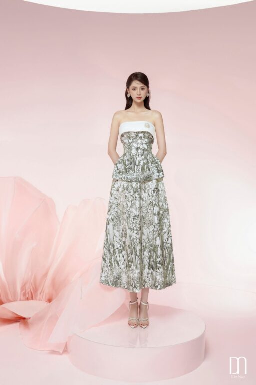 Joan Printed A Line Skirt