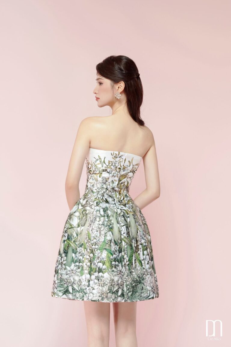 Marlene Printed mini dress