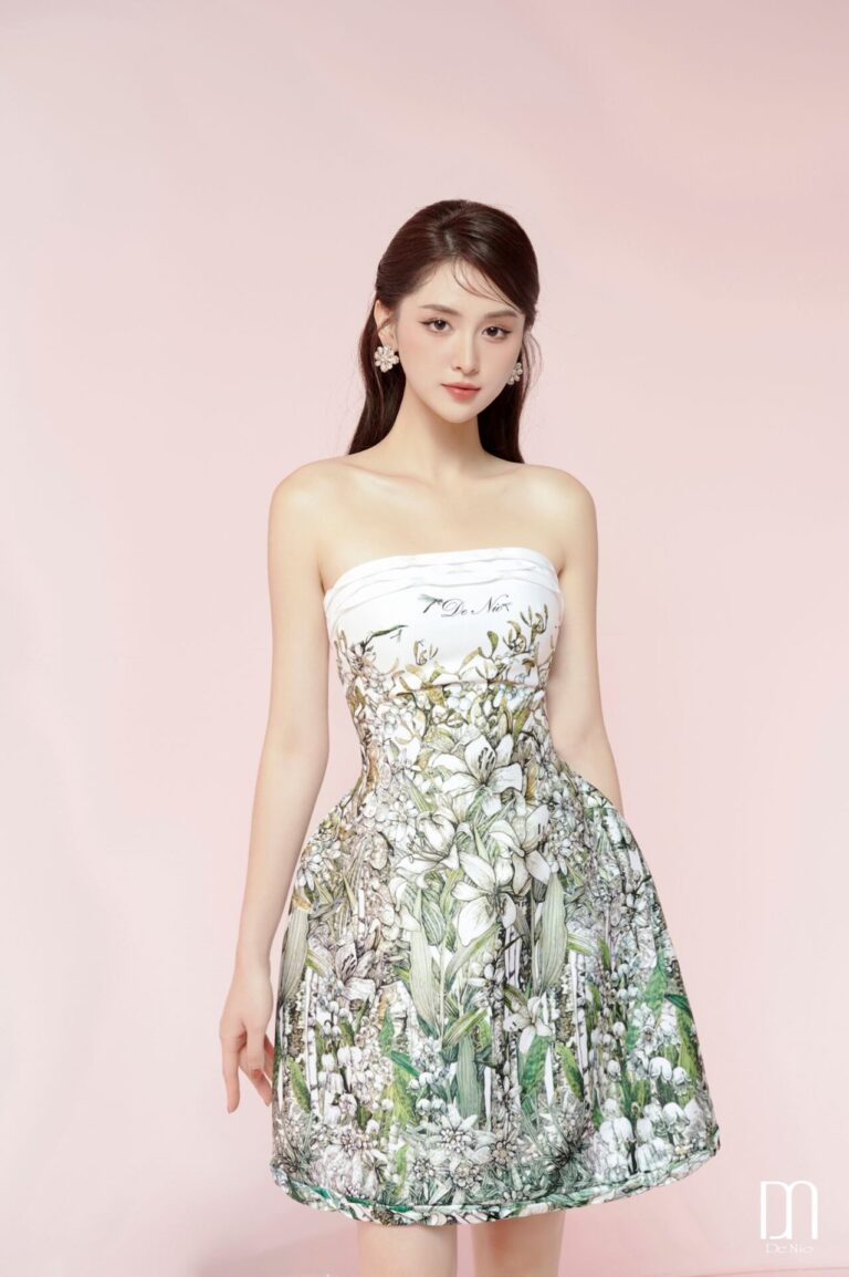 Marlene Printed mini dress