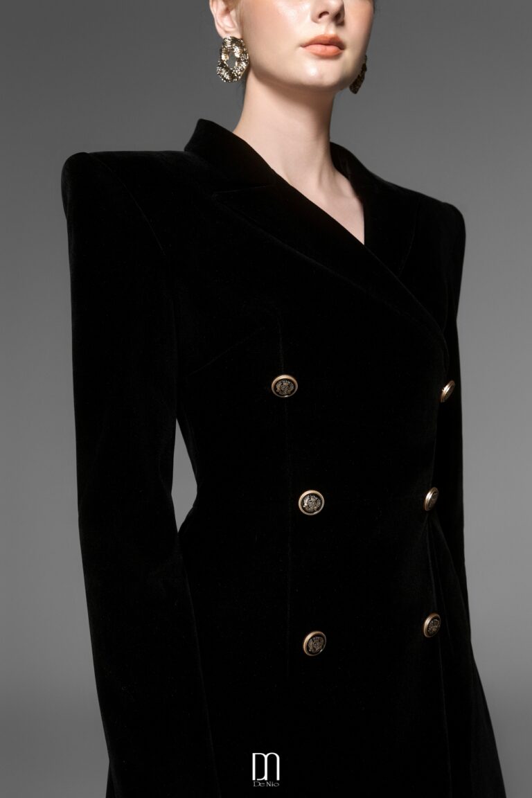 Caloria velvet vest dress