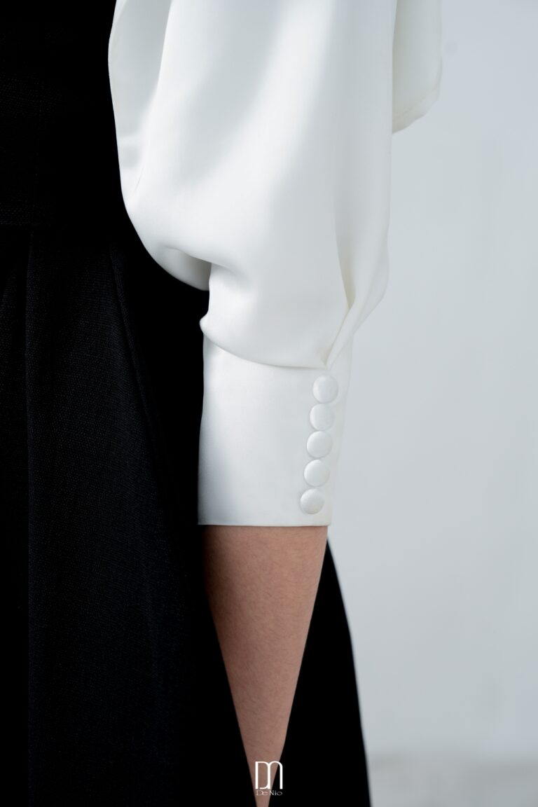 Nova silk cape dress