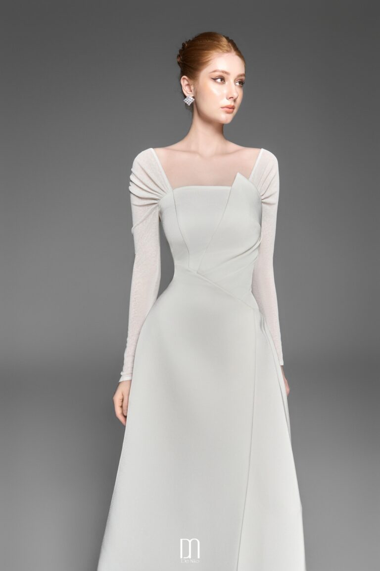 Evie off- shoulder structured dress