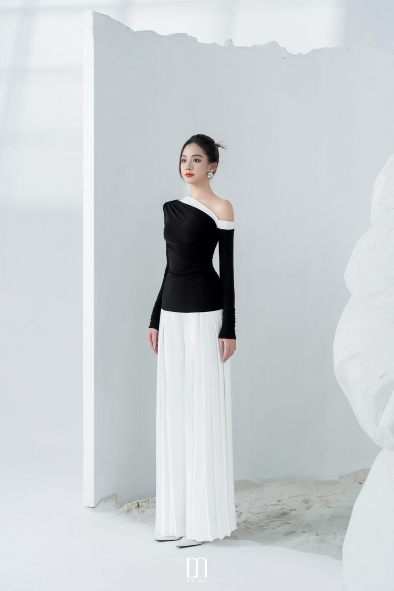 Meisa drape bling Top