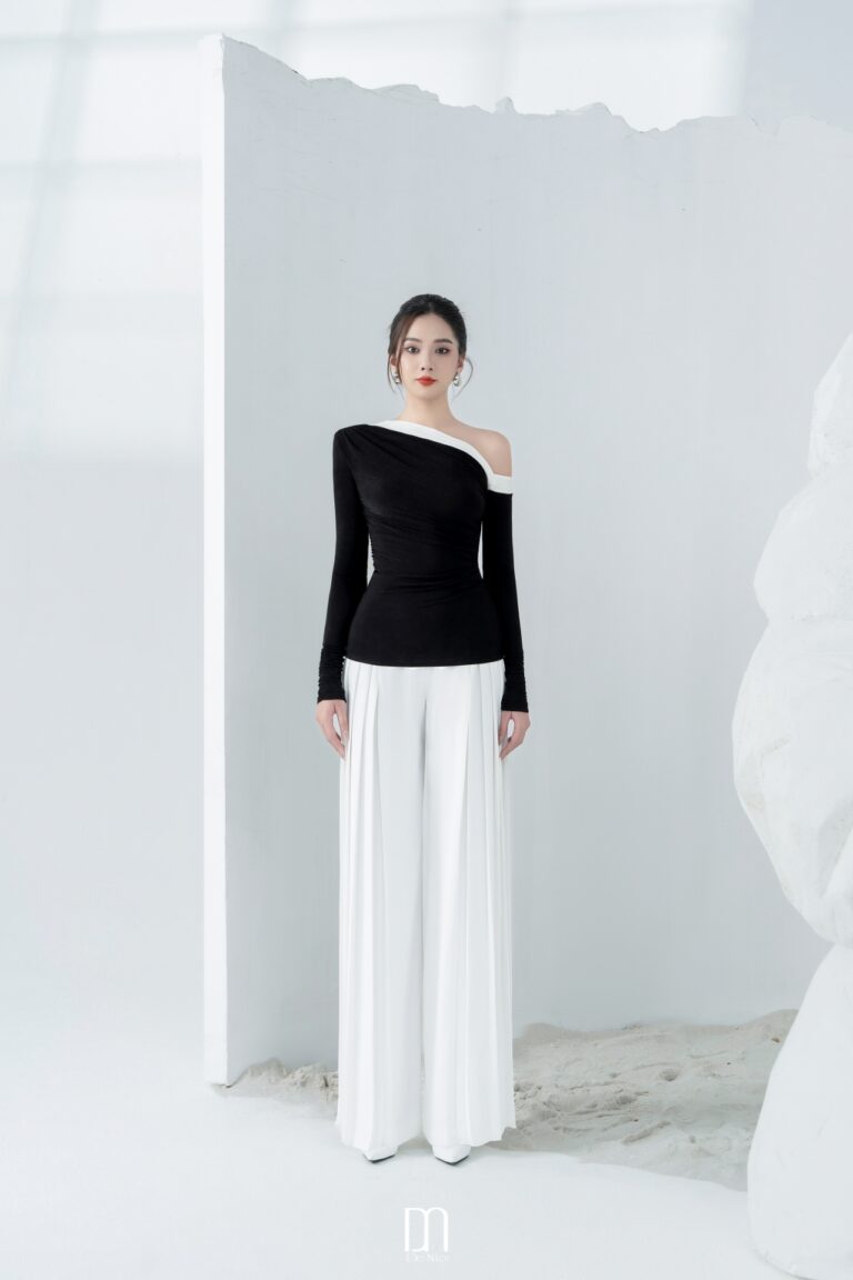 Martha pleated long pants