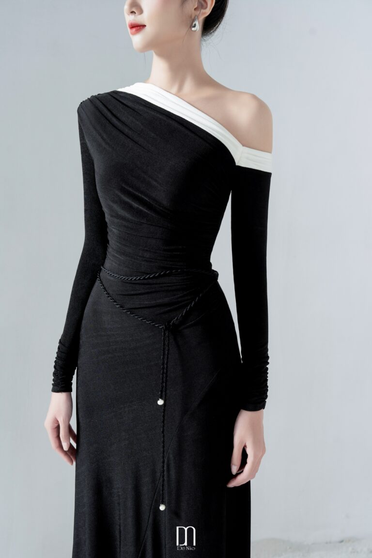 Stella drape bling dress