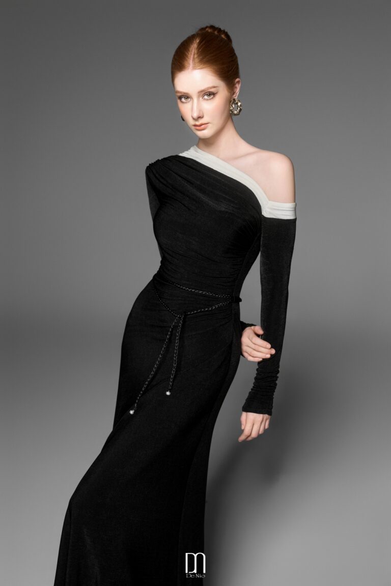 Stella drape bling dress