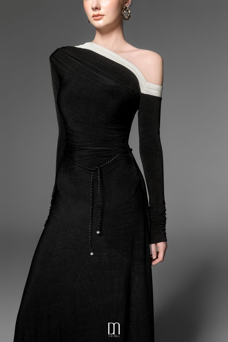 Stella drape bling dress