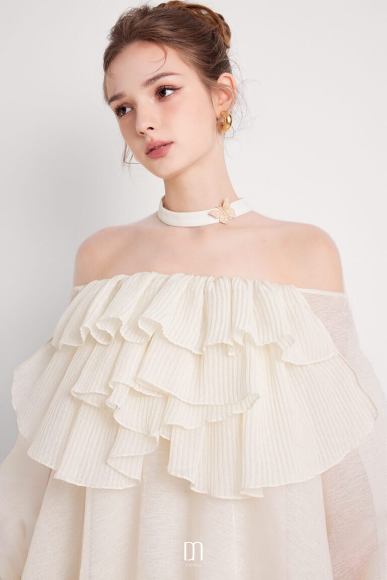 Donna Pleated Bust Bomb Dress