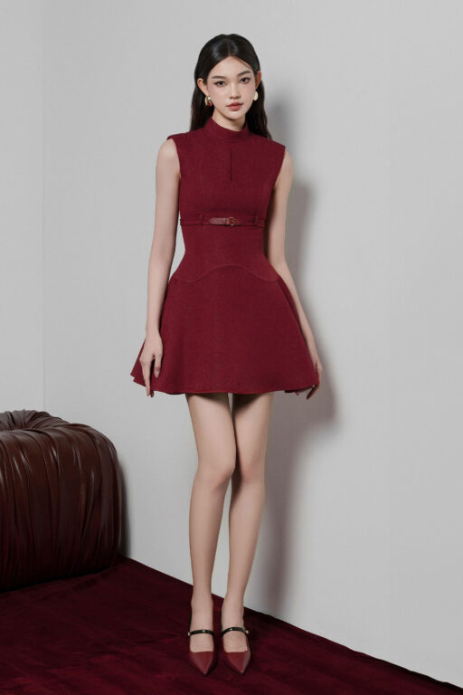 Mila low waist sleeveless mini dress