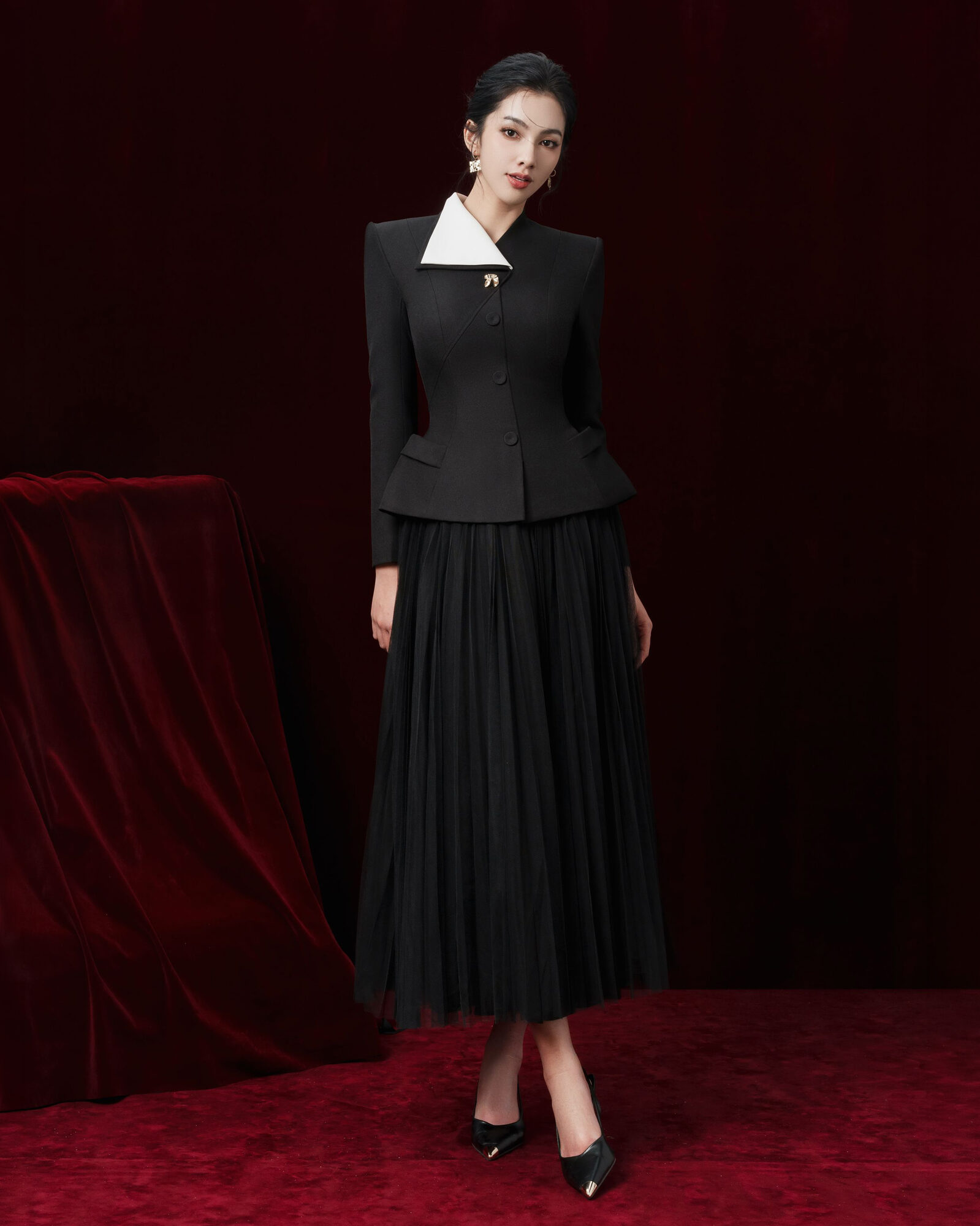 HARRIET PLEATED SKIRT