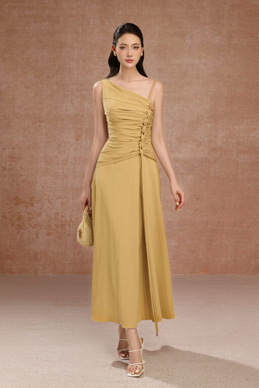 Lila Twisted Detail Deconstruction Dress