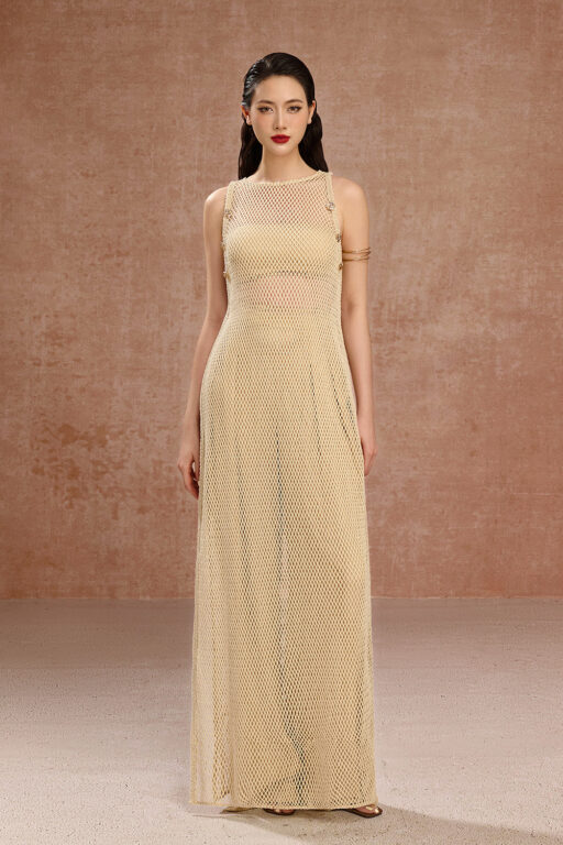 Isla Straight Slit Maxi Dress