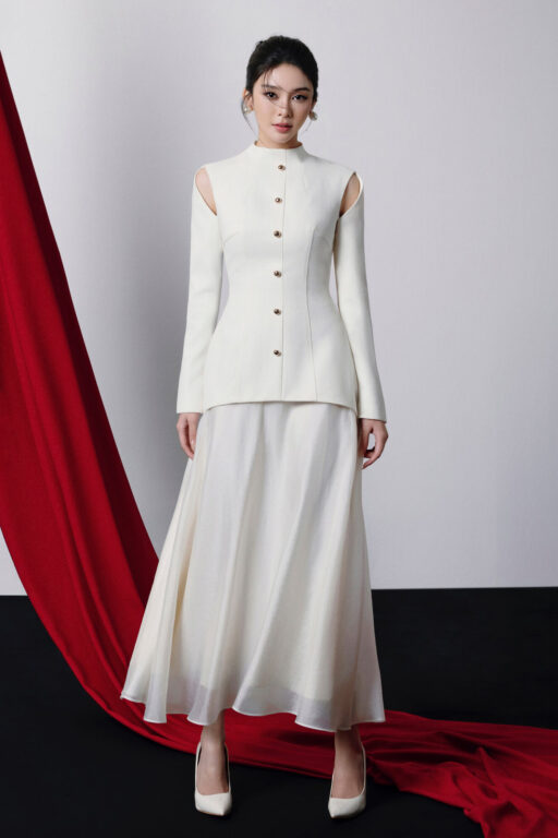 Maya Blazer Dress With Cut Out Detail