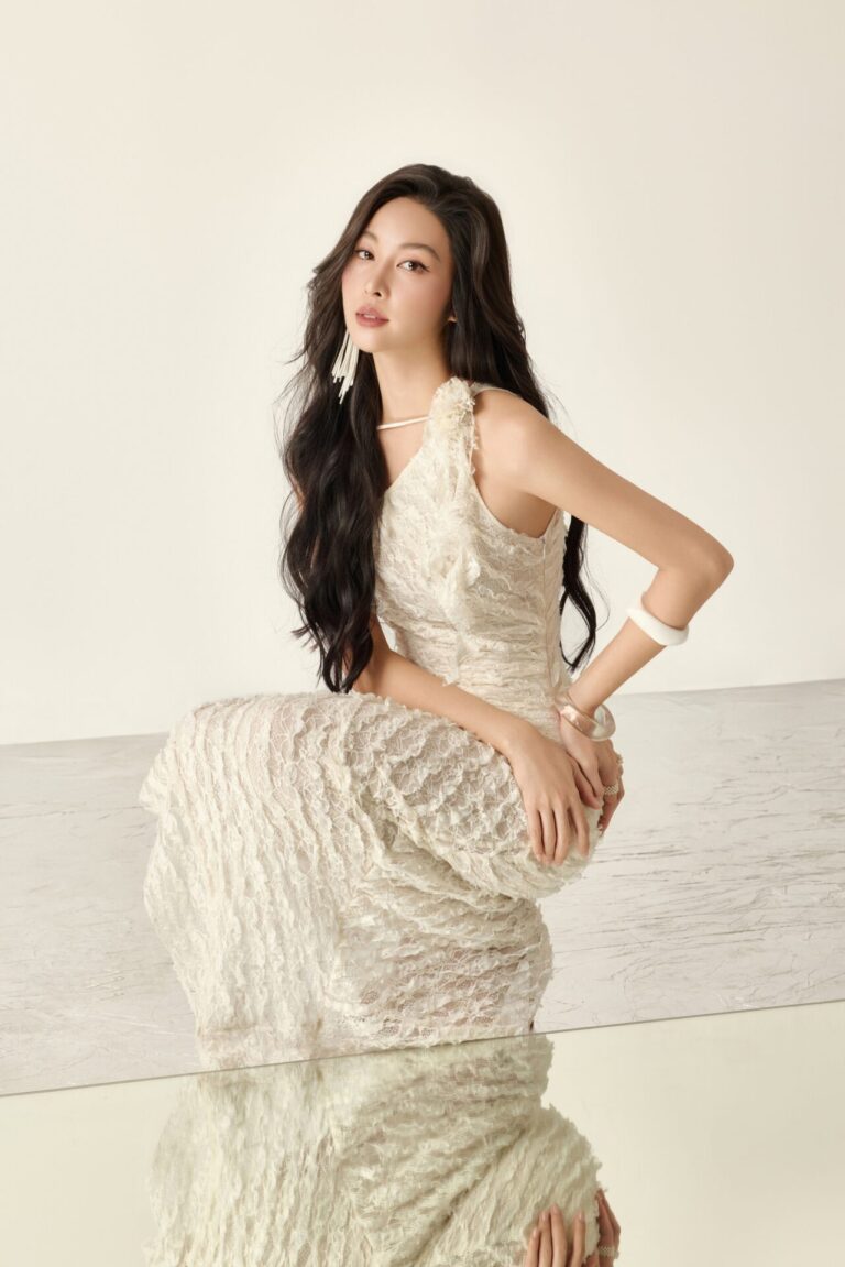 Beatrice Asymmetrical Slit Dress