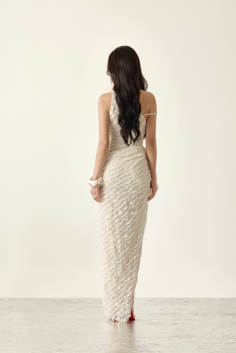 Beatrice Asymmetrical Slit Dress