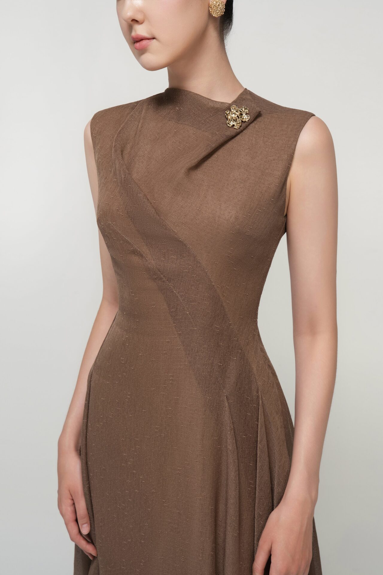 Daphne midi flared dress